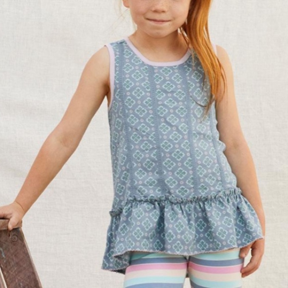 Matilda Jane - Abbie Girls Ruffle Flounce Sleeveless Tunic